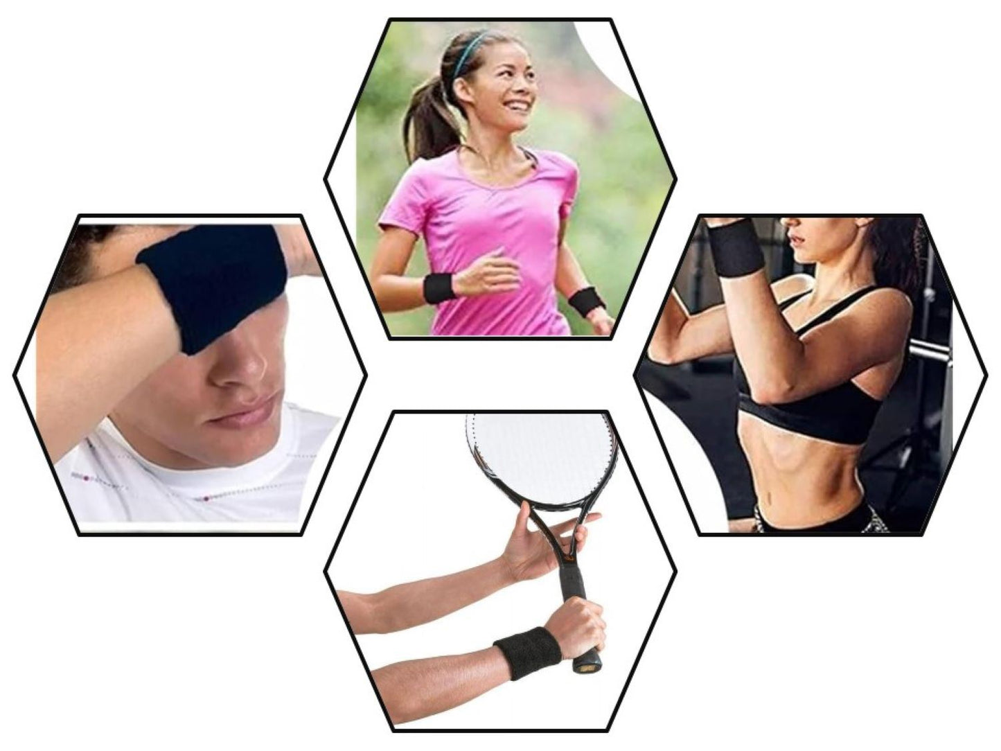 MUÑEQUERA DEPORTIVA DE FELPA