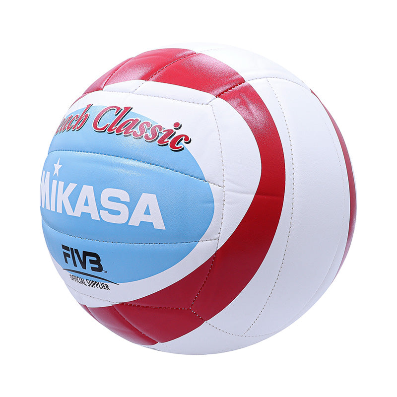 PELOTA DE VÓLEY PLAYA MIKASA COSIDO SOFT TOUCH 5 ROJO
