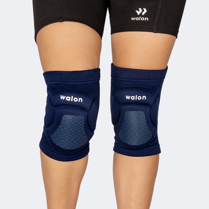 RODILLERA DE VOLEY WALON CON GEL TALLA S AZUL MARINO