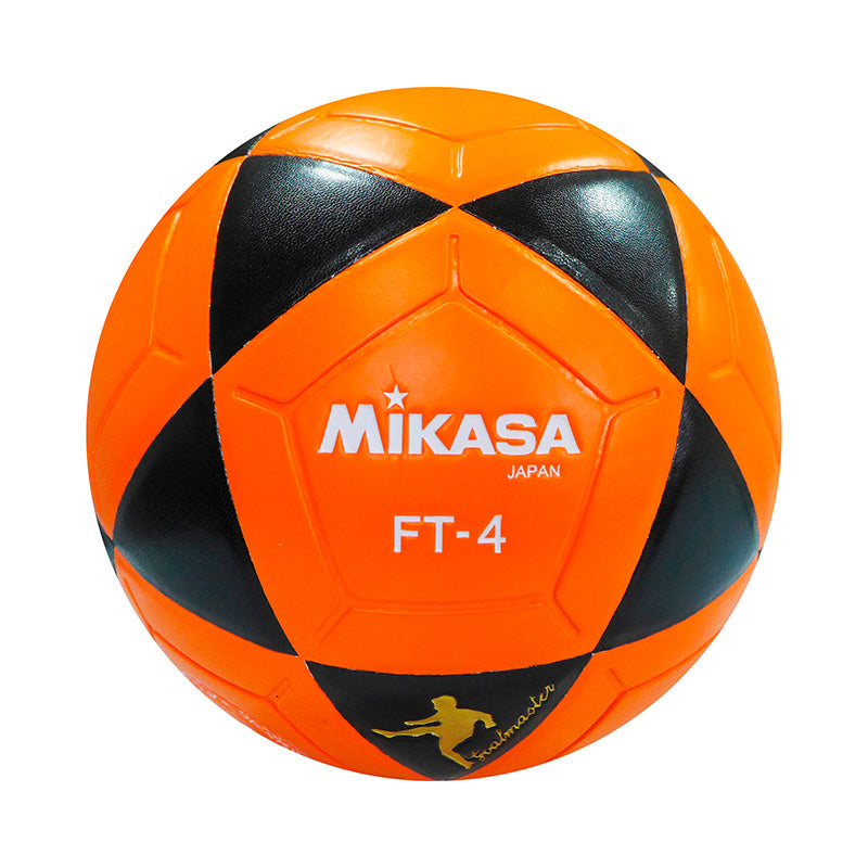 PELOTA PARA FUTBOL DE CUERO SINTETICO MIKASA FT 4