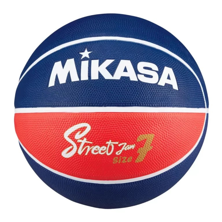PELOTA PARA BASKET MIKASA STREET CAUCHO N7 AZUL