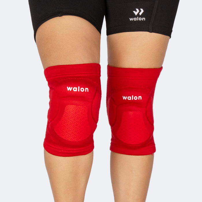 RODILLERA DE VOLEY WALON CON GEL TALLA L ROJO