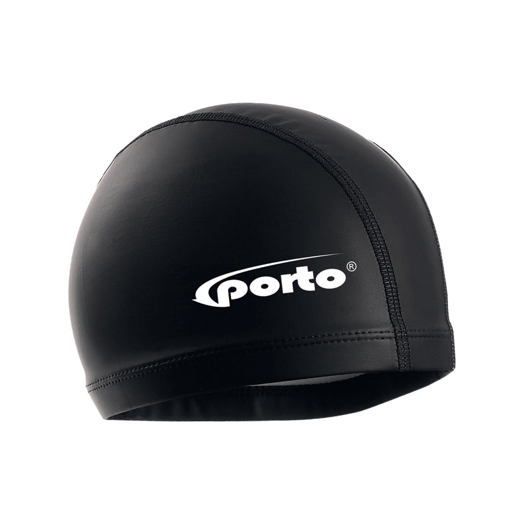 Gorro de Natacion Lycra Porto Negro