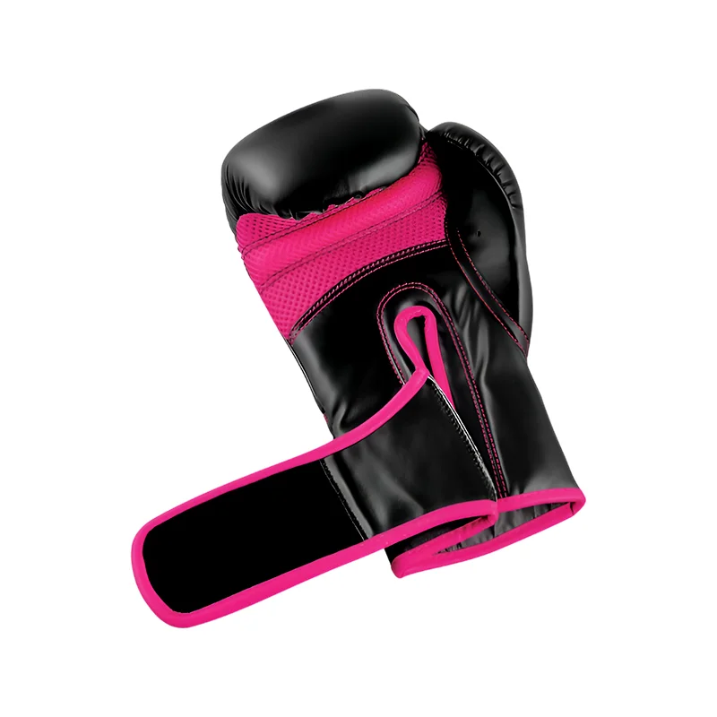 GUANTES BOXEO HYBRID 80 BLACK/PINK 10OZ