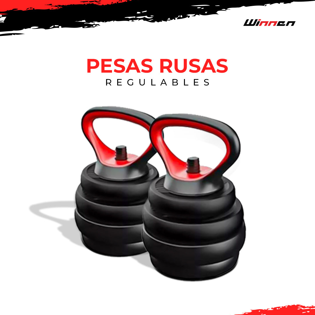 SET DE PESAS REGULABLE PVC