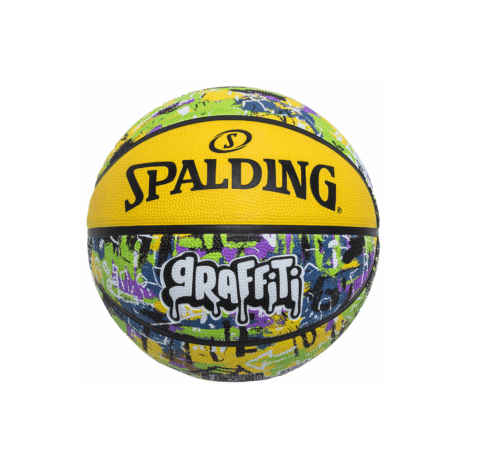 Pelota de Basket Graffiti Verde N7