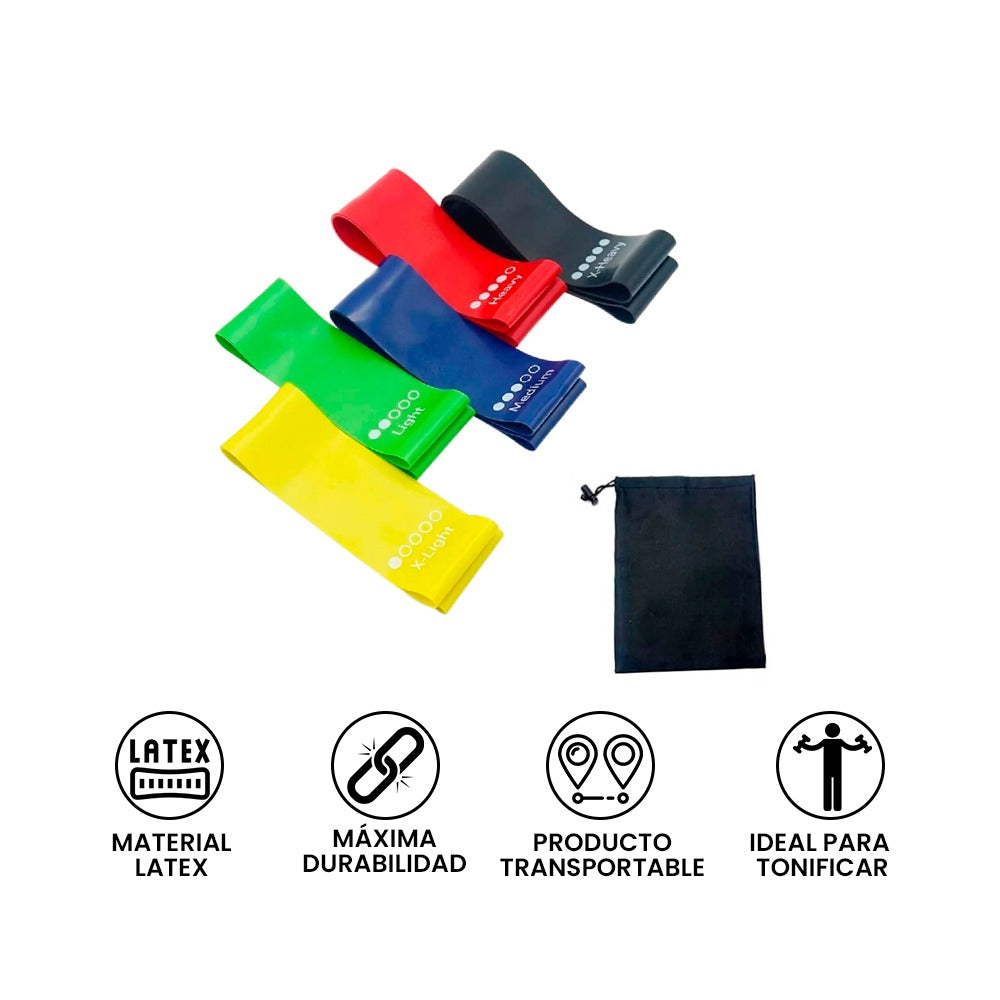 Set de 5 Bandas Deportivas Cerradas