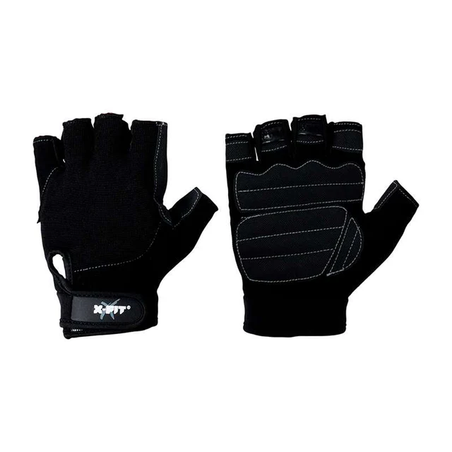 MITONES PARA PESAS NEGRO X-FIT
