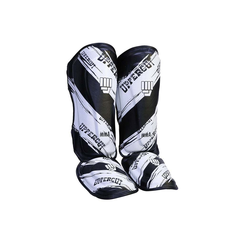 Pack UpperCut Guantes Canillera NegroBlanco