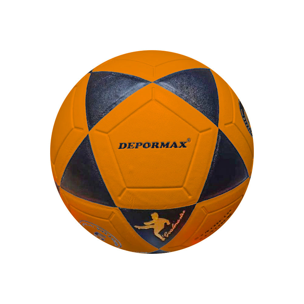 PELOTA DE FÚTBOL DEPORMAX ESTRELLA NARANJA N4