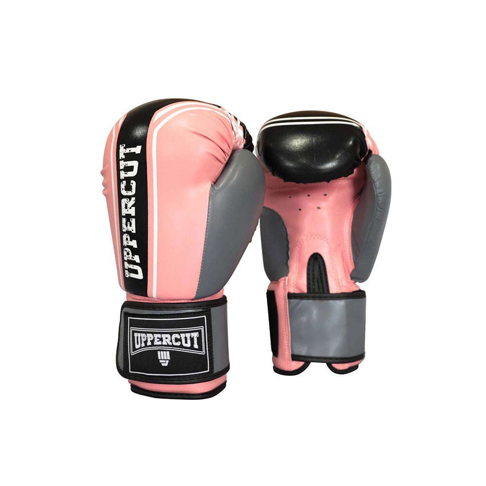 Pack UpperCut Guantes Canillera Rosa