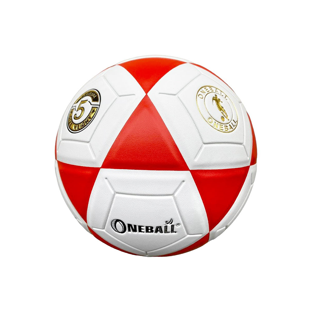 PELOTA DE FÚTBOL ONEBALL ESTRELLA FONDO BLANCO PVC N5