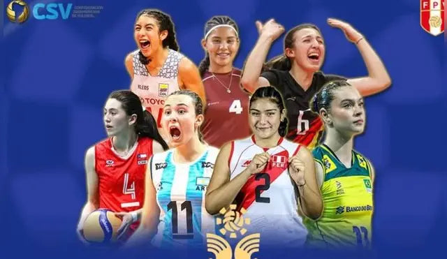Inicia el Sudamericano Sub 17 de vóley femenino en el Perú