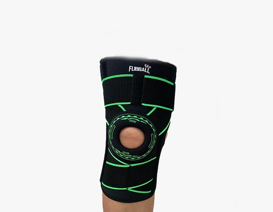 RODILLERA COMPRESORA ELÁSTICA PARA LESIONES FUBBALL GREEN