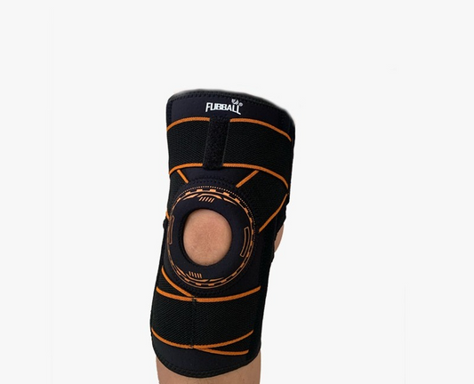 RODILLERA COMPRESORA ELÁSTICA PARA LESIONES FUBBALL ORANGE