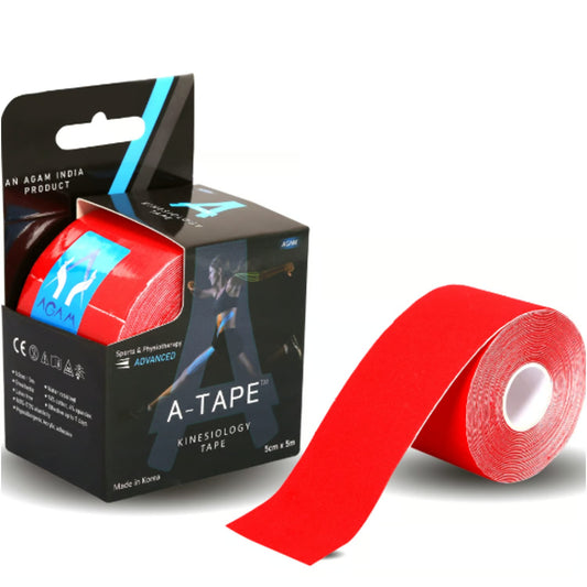 CINTA KINESIOLÓGICA  TAPE 5CM X 5M ROJO