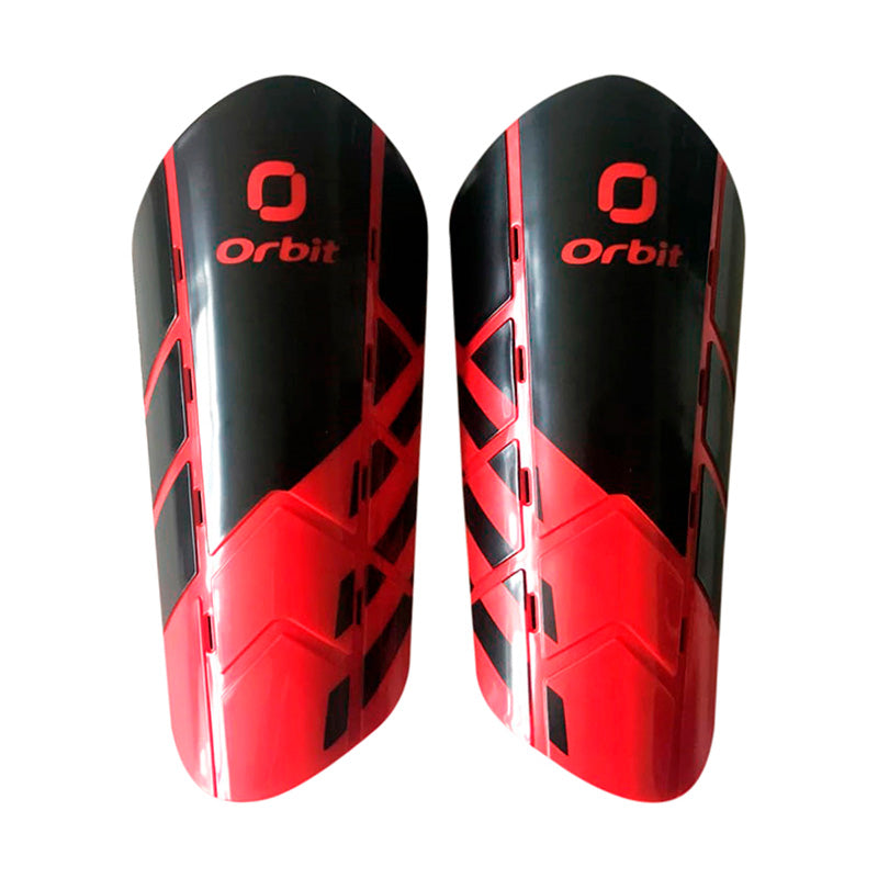 CANILLERA DE FÚTBOL ADULTO ORBIT ROJO ORB-006
