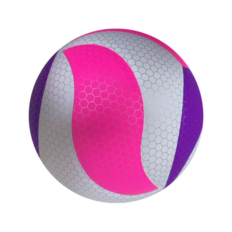 PELOTA DE VOLEY ONEBALL PU CON PANAL - Rosa , Blanco y Morado