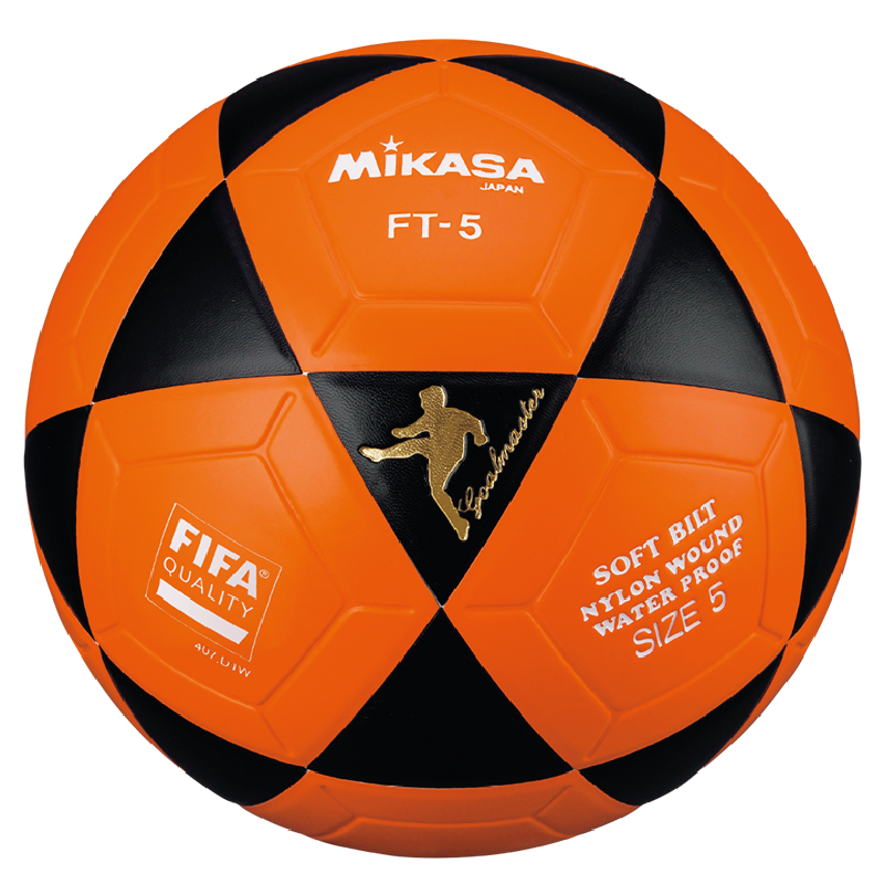 PELOTA PARA FUTBOL DE CUERO SINTETICO MIKASA FT 4