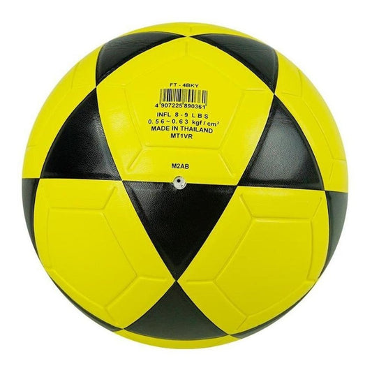PELOTA PARA FUTBOL DE CUERO SINTETICO MIKASA FT 4