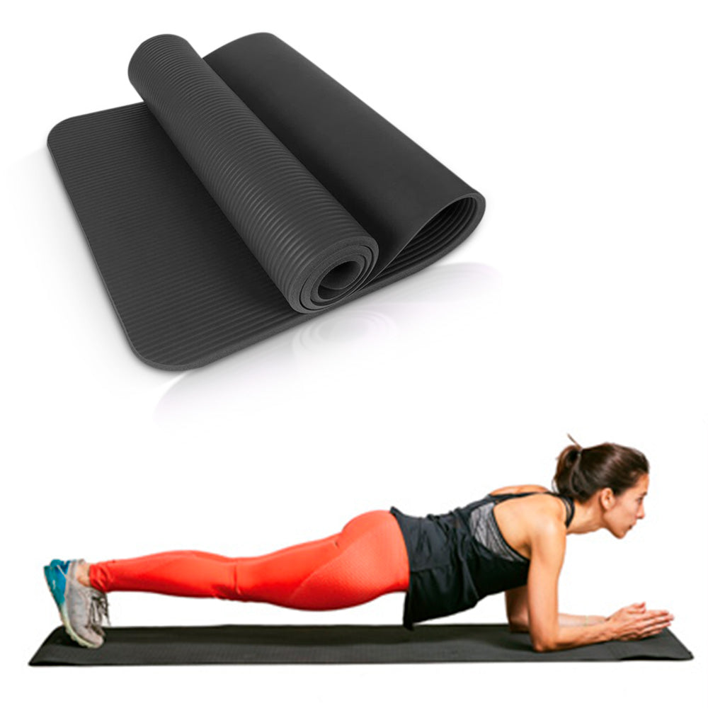 COLCHONETA MAT YOGA DE 10MM NEGRO