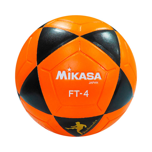 PELOTA PARA FUTBOL DE CUERO SINTETICO MIKASA FT 4