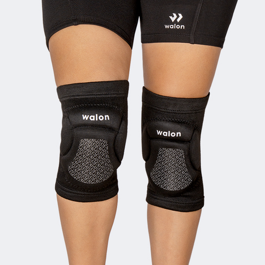RODILLERA DE VOLEY WALON CON GEL TALLA M NEGRO