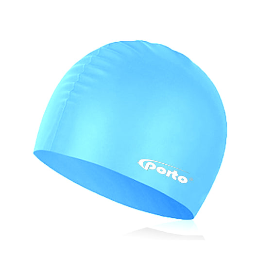 Gorro de Natacion Silicona Celeste Porto