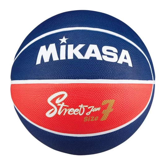 PELOTA PARA BASKET MIKASA STREET CAUCHO N7 AZUL