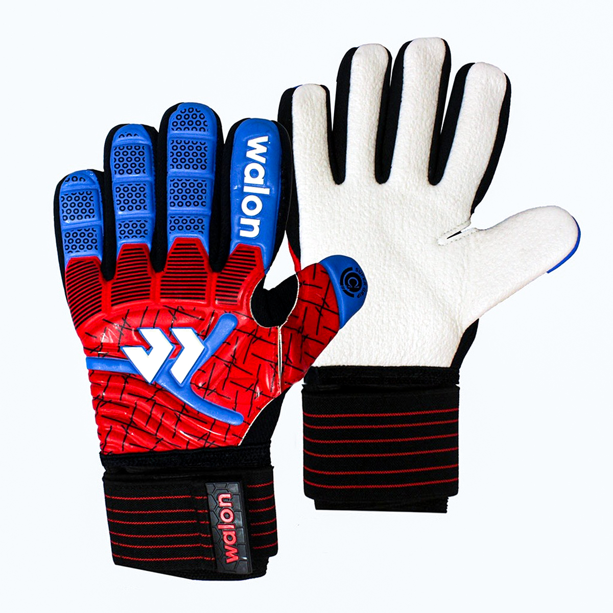 GUANTES DE ARQUERO ADULT AZULROJO N10