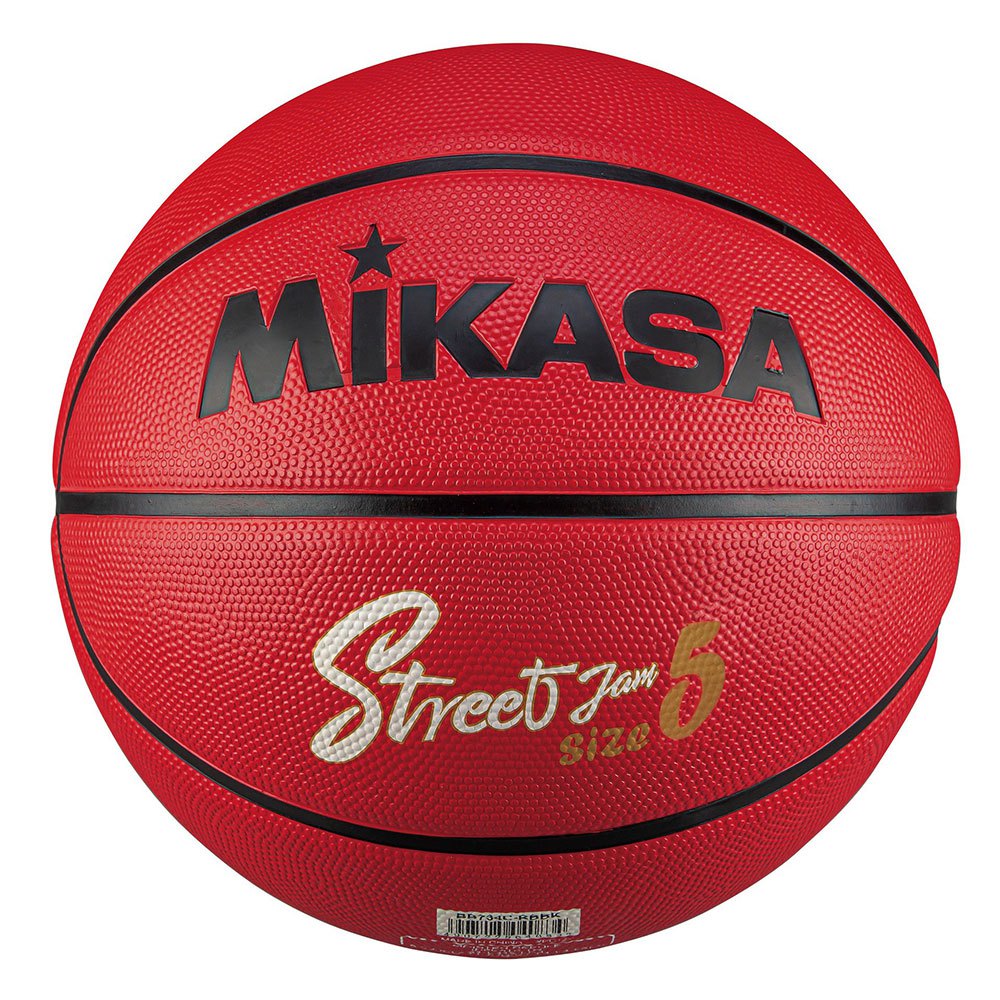 PELOTA PARA BASKET MIKASA STREET CAUCHO N5 NARANJA