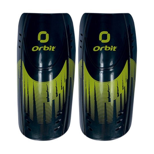 CANILLERA DE FÚTBOL ADULTO ORBIT NEGRO-AMARILLO ORB-202