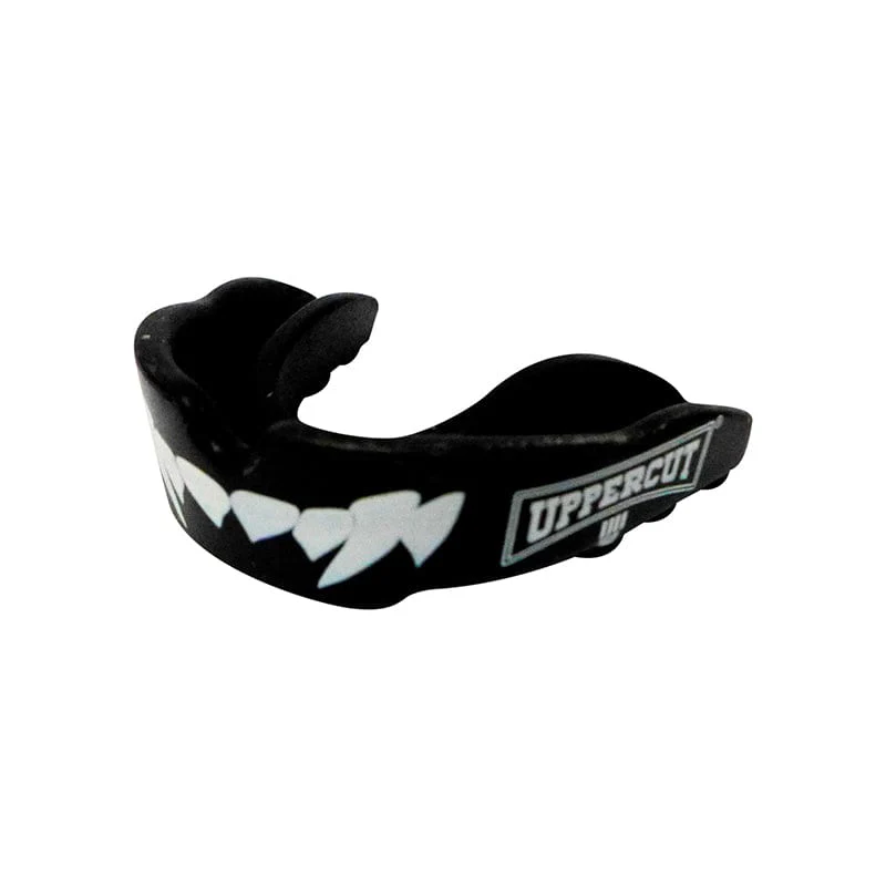 PROTECTOR BUCAL UPPERCUT DISEÑO COLMILLO NEGRO