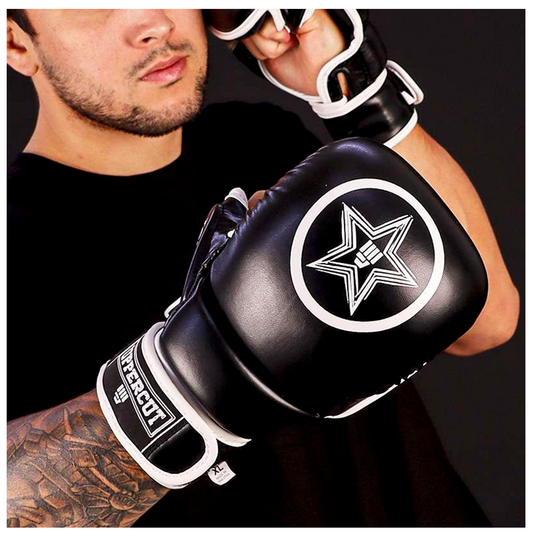 Guantes De MMA Para Entrenamiento Uppercut Black Star L