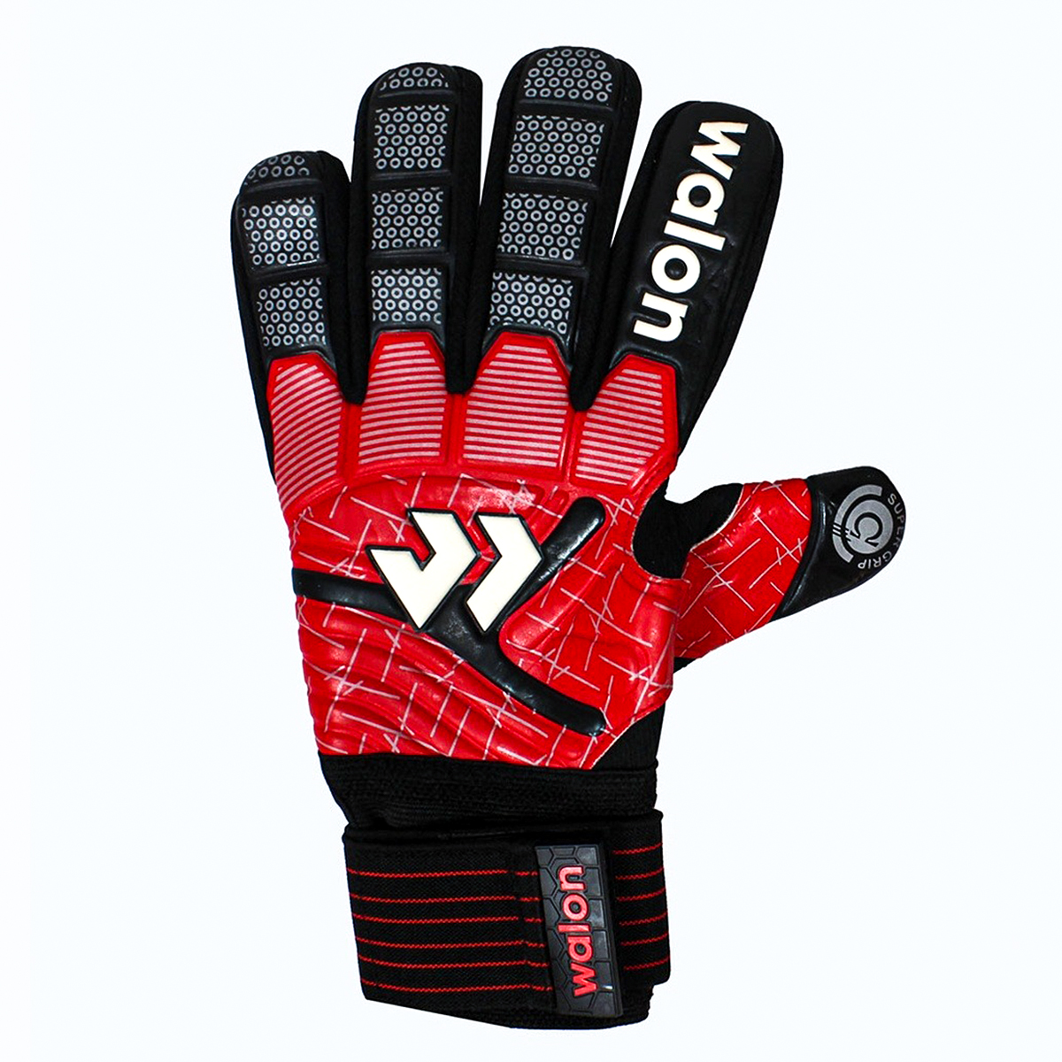 GUANTES DE ARQUERO ADULT ROJO N9