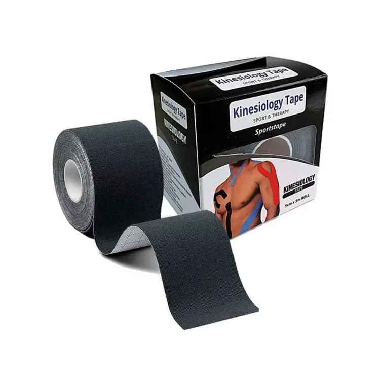 CINTA KINESIOLÓGICA TAPE 5CM X 5M NEGRO