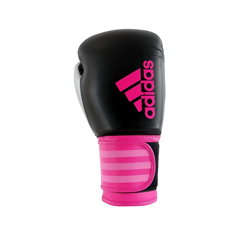 GUANTES BOXEO HYBRID 100 DYNAMIC FIT BLACK/PINK 10OZ