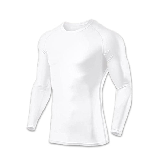 Polo Licra  Manga Larga Blanco XL