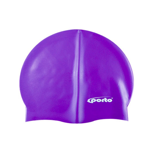 Gorro de Natacion Silicona  Morado Porto