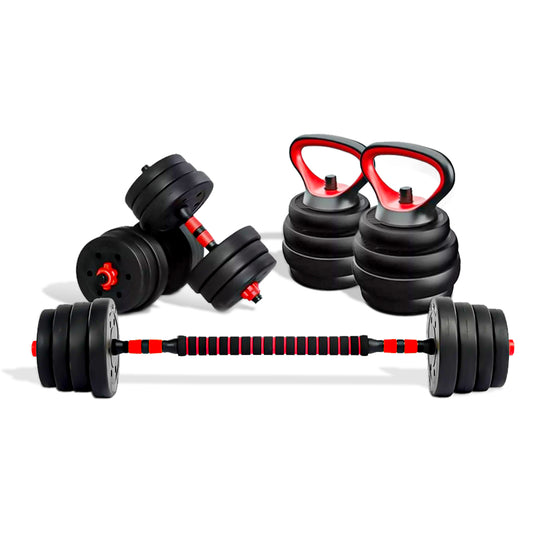 SET DE PESAS REGULABLE PVC