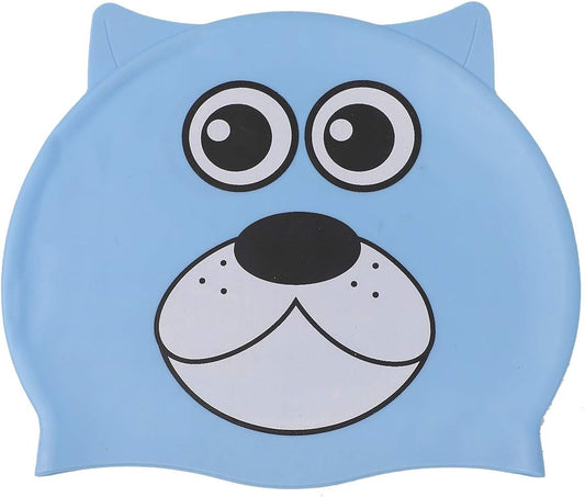 Gorro de Natacion Silicona con Diseño de Oso