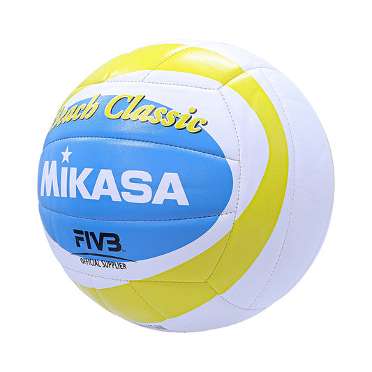 PELOTA DE VÓLEY PLAYA MIKASA COSIDO SOFT TOUCH 5 AMARILLO