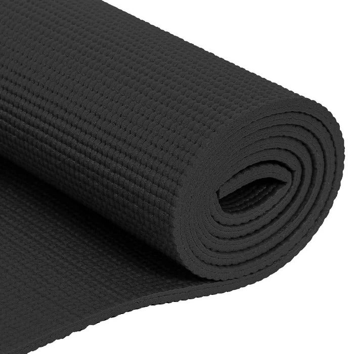 COLCHONETA MAT YOGA DE 6MM NEGRO