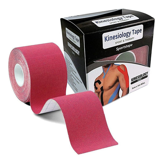 CINTA KINESIOLÓGICA TAPE  5CM X 5M FUCSIA