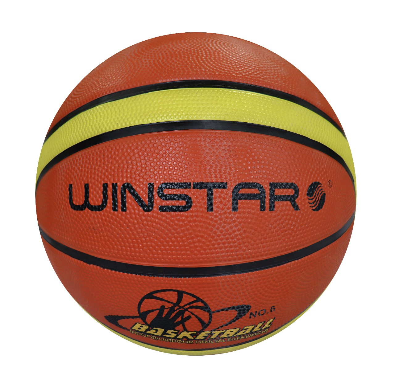 Pelotas de Basket Winstar de Goma Color Marrón NÚMERO 7