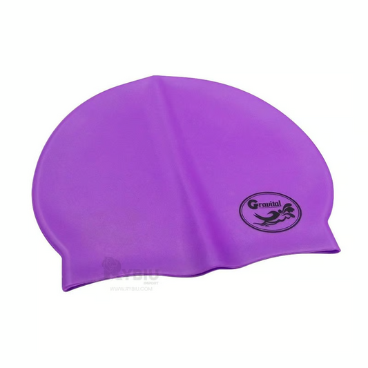 Gorro de Natación Silicona Gravital Morado