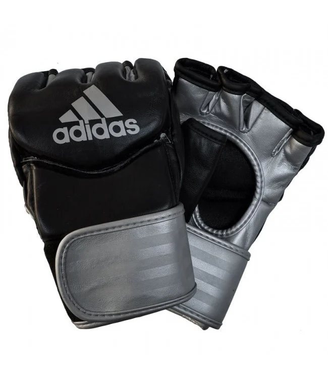 GUANTES MMA ULTIMO FIGHT BLACKSILVER L