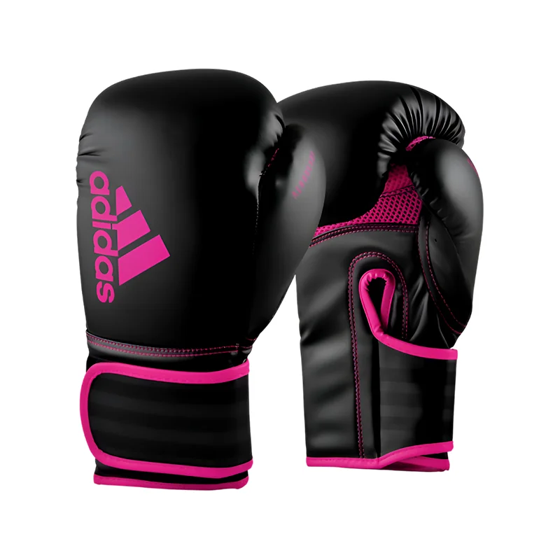 GUANTES BOXEO HYBRID 80 BLACK/PINK 14OZ