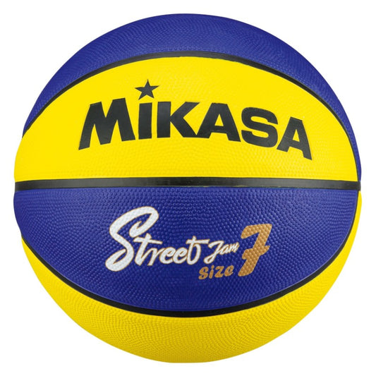 PELOTA PARA BASKET MIKASA STREET CAUCHO N5 AMARILLO