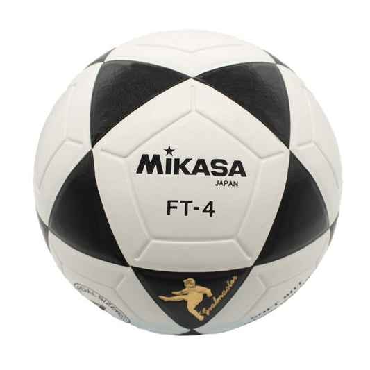 PELOTA PARA FUTBOL DE CUERO SINTETICO MIKASA FT 4